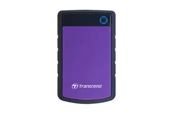 Transcend StoreJet 25H3 disque dur externe 4 To 2.5" USB 3.2 Gen 1 (3.1 Gen 1) Noir, Violet livraison rapide