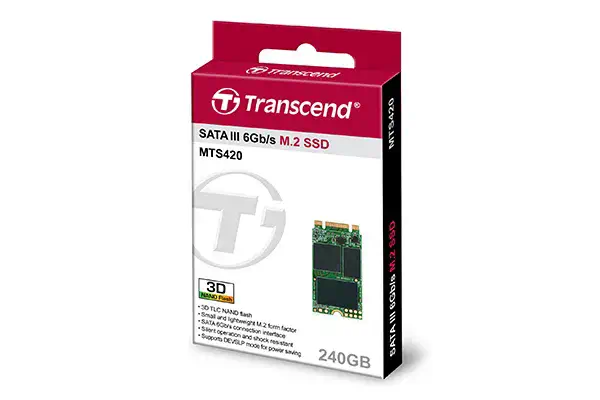 Transcend MTS420 240 Go M.2 Série ATA III 3D NAND - Disque dur SSD - visuel 2
