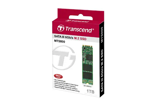 Transcend TS32GMTS800S disque SSD 32 Go M.2 Série Transcend - visuel 1 - hello RSE - Des capacités de stockage élevées