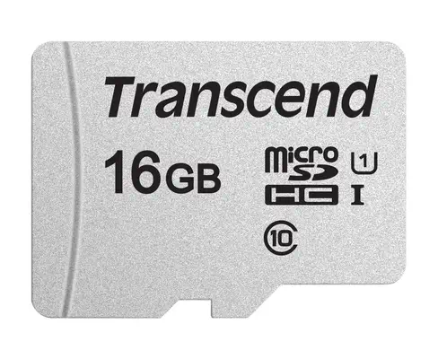 Transcend TS16GUSD300S mémoire flash 16 Go MicroSDHC NAND Classe 10 - Carte Mémoire - visuel 1