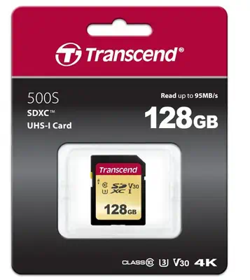 Transcend 128GB UHS-I U3 SD 128 Go SDXC Transcend - visuel 1 - hello RSE - Le choix des professionnels