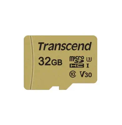 Transcend TS32GUSD500S mémoire flash 32 Go MicroSDHC UHS-I Classe 10 - Carte Mémoire - visuel 1