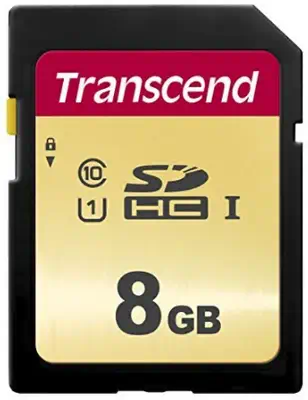 Transcend 8GB, UHS-I, SD 8 Go SDHC MLC Classe 10 - Carte Mémoire - visuel 1