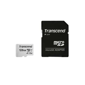 Offre Transcend TS128GUSD300S-A mémoire flash 128 Go MicroSDXC NAND Classe 10