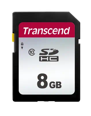 Transcend 300S 8 Go SDHC NAND Classe 10 - Carte Mémoire - visuel 1