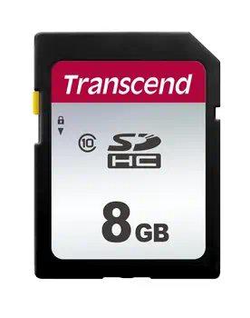 Livraison rapide Transcend 300S 8 Go SDHC NAND Classe 10