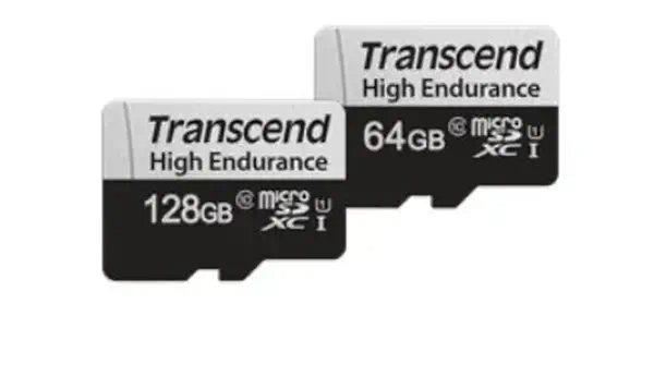 Transcend microSDXC 350V 64GB 64 Go NAND Classe Transcend - visuel 1 - hello RSE - Pour les applications à haute endurance