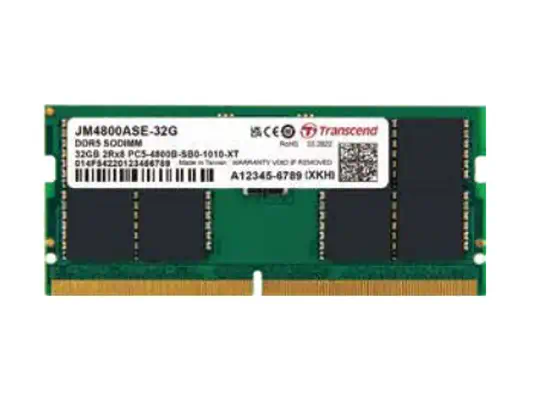 Transcend JetMemory JM4800ASE-16G module de mémoire 16 Go 1 x 16 Go DDR5 4800 MHz - Mémoire - visuel 1