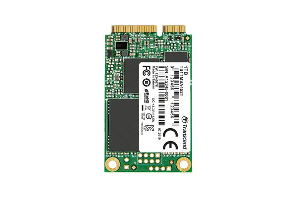 TRANSCEND 128Go mSATA SSD SATA3 3D TLC BiCS4 PE - Transcend - Disque dur SSD - visuel 1