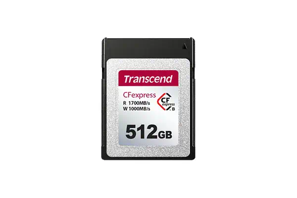 TRANSCEND 512Go CFExpress Card TLC Transcend - visuel 1 - hello RSE - Des vitesses de transfert spectaculaires