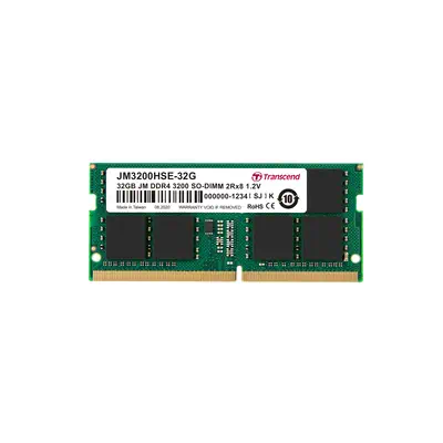 Transcend JetRam JM3200HSE-32G module de mémoire 32 Go 2 x 8 Go DDR4 260-pin SO-DIMM - Mémoire - visuel 1