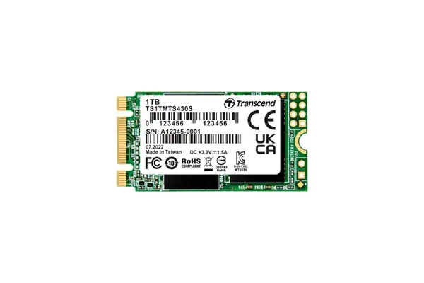 Transcend 430S 1 To M.2 Série ATA III 3D NAND - Disque dur SSD - visuel 1