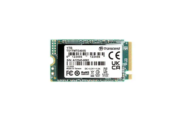 Transcend PCIe SSD 400S 1 To M.2 PCI Transcend - visuel 1 - hello RSE - Préparé pour l'excellence