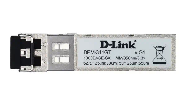 D-Link DEM-311GT module émetteur-récepteur de réseau Fibre optique 1000 Mbit/s SFP 850 nm - Switchs et Hubs - visuel 2