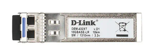 D-Link DEM-432XT module émetteur-récepteur de réseau Fibre optique 10000 Mbit/s SFP+ 1310 nm - Switchs et Hubs - visuel 1