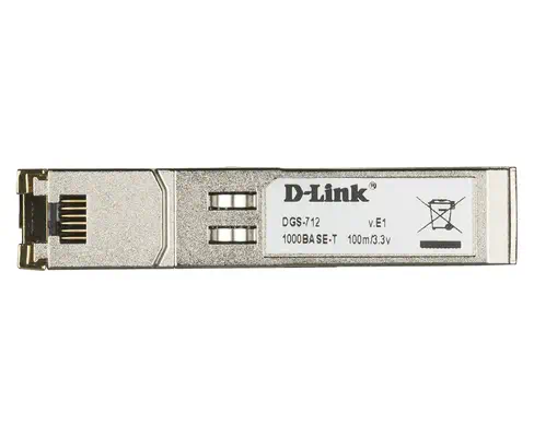 D-Link DGS-712 module émetteur-récepteur de réseau Cuivre 1000 Mbit/s SFP - Switchs et Hubs - visuel 2