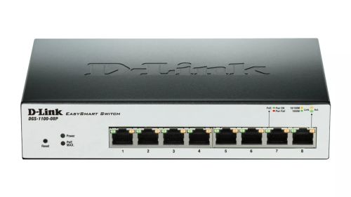 Vente Switchs et Hubs D-Link DGS-1100-08P
