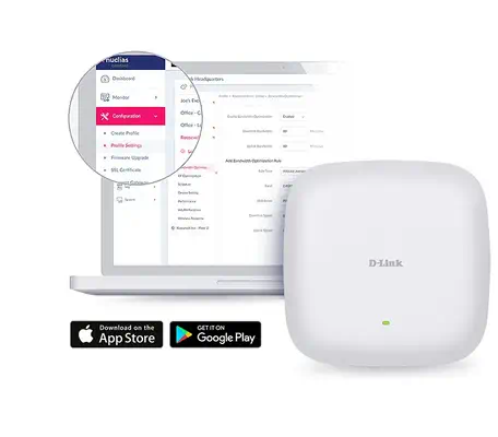 DAP‑X2810 Point d’accès PoE bibande AX1800 Wi-Fi 6 - D-Link - Accessoire Wifi - visuel 7