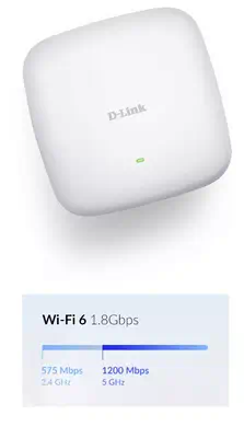Vente D-LINK AX1800 Wi-Fi 6 Dual-Band PoE Access Point D-Link au meilleur prix - visuel 8
