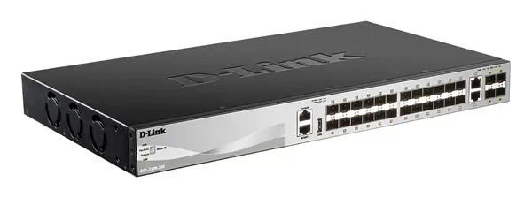 D-Link DGS-3130-30S/E commutateur réseau Géré L3 10G Ethernet D-Link - visuel 1 - hello RSE - Densité de ports plus élevée