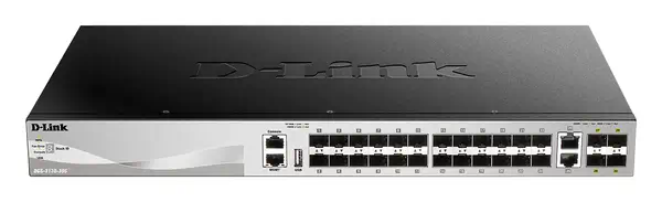 Vente D-LINK L3 Light Switch 24 SFP ports & 2 10GBASE-T ports au meilleur prix