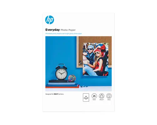 Papier photo brillant HP Everyday - 25 feuilles/A4/210 x 297 mm - visuel 3