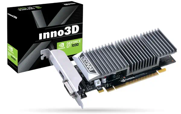 INNO3D N1030-1SDV-E5BL carte graphique NVIDIA GeForce GT 1030 2 Go GDDR5 - Inno3D - Carte graphique - visuel 2