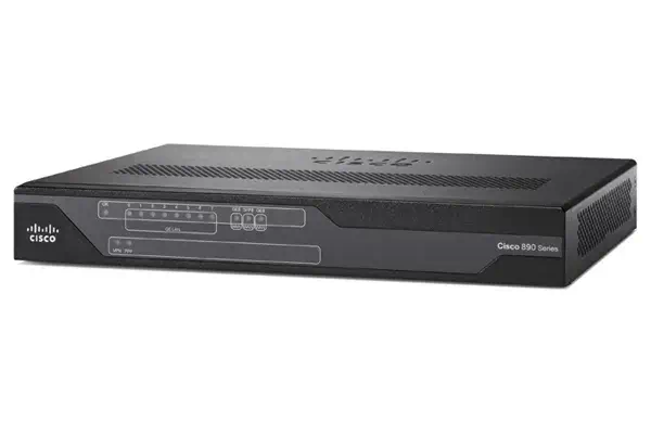 Cisco C897VAM-W-E-K9 routeur sans fil Gigabit Ethernet Bi-bande (2,4 GHz / 5 GHz) Noir - Routeur - visuel 1