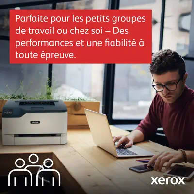 Xerox C230 Imprimante recto verso sans fil A4 Xerox - visuel 1 - hello RSE - Installez votre imprimante à l'endroit qui vous convient, grâce à la connectivité Wi-Fi incluse en standard.