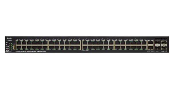 Cisco SF550X-48 Géré L3 Fast Ethernet (10/100) 1U Noir, Gris - Switchs et Hubs - visuel 1