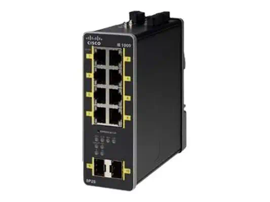 Cisco IE-1000-8P2S-LM commutateur réseau Géré Gigabit Ethernet (10/100/1000) Connexion Ethernet, sup - Switchs et Hubs - visuel 1