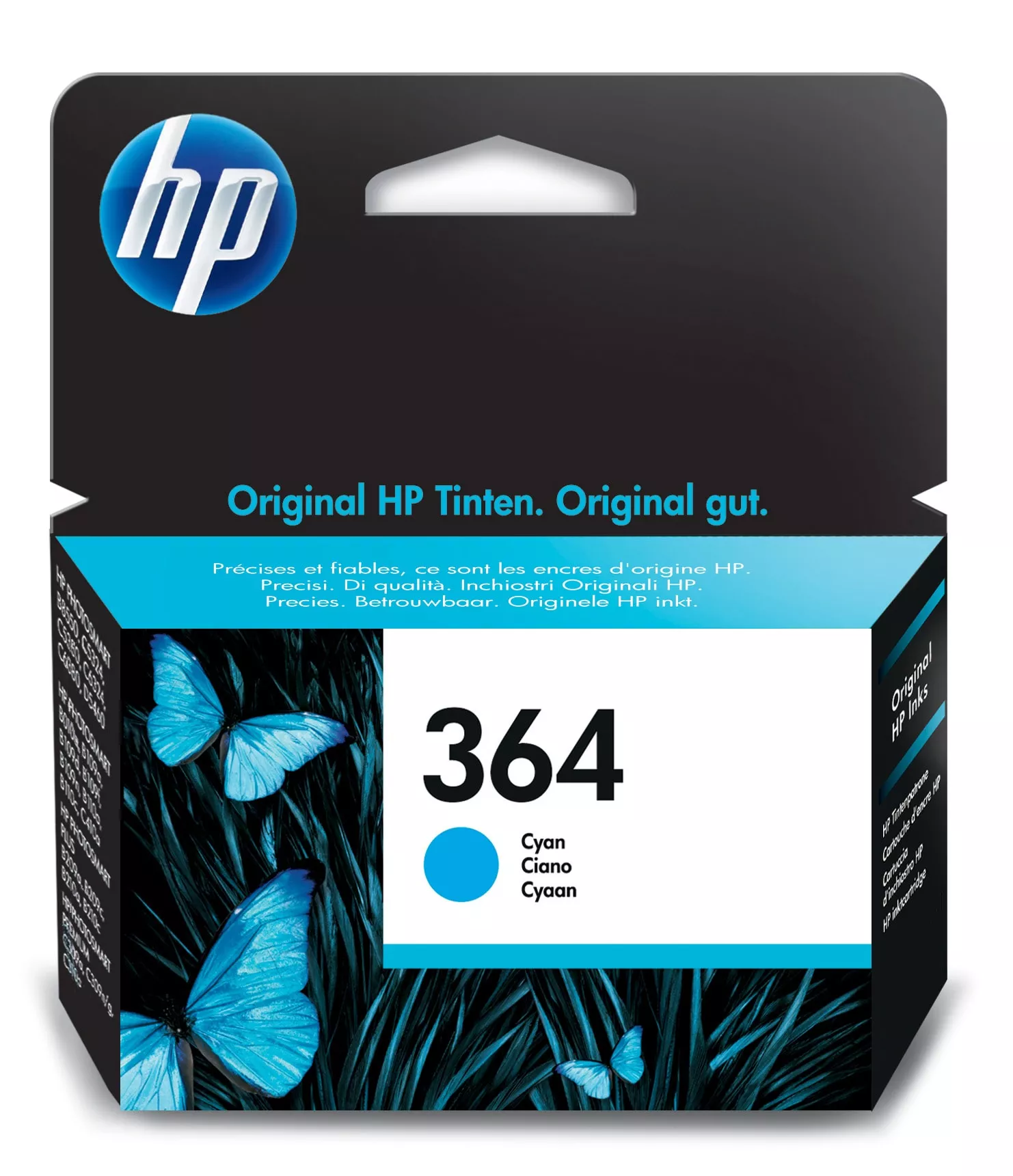 Revendeur officiel HP 364 cartouche d'encre cyan authentique