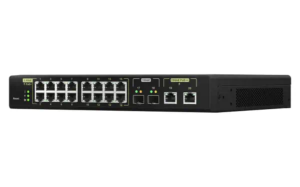 QNAP QSW-M2116P-2T2S commutateur réseau Géré L2 2.5G Ethernet Connexion Ethernet, supportant l'alime - Switchs et Hubs - visuel 3