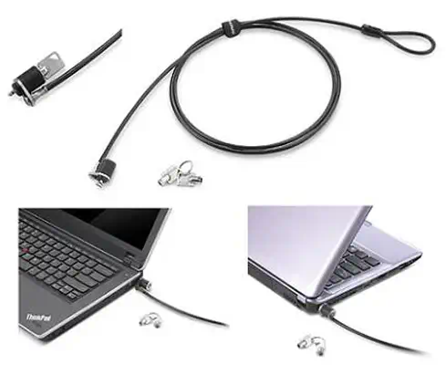 Lenovo 57Y4303 câble antivol Noir, Argent 1,52 m - Autre Accessoire pour portable - visuel 1