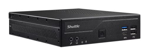 Revendeur officiel Barebone Shuttle Slim PC DH610, S1700, 1x HDMI, 2x DP, 1x 2.5", 2x M