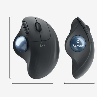 Logitech ERGO M575 Logitech - visuel 1 - hello RSE - FACILE À NETTOYER