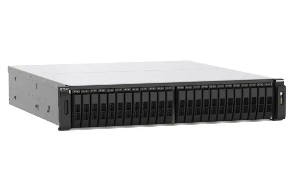 QNAP TS-h2490FU NAS Rack (2 U) EPYC 7302P QNAP - visuel 1 - hello RSE - Matrice de stockage 100 % flash U.2 NVMe Gen 3 x4