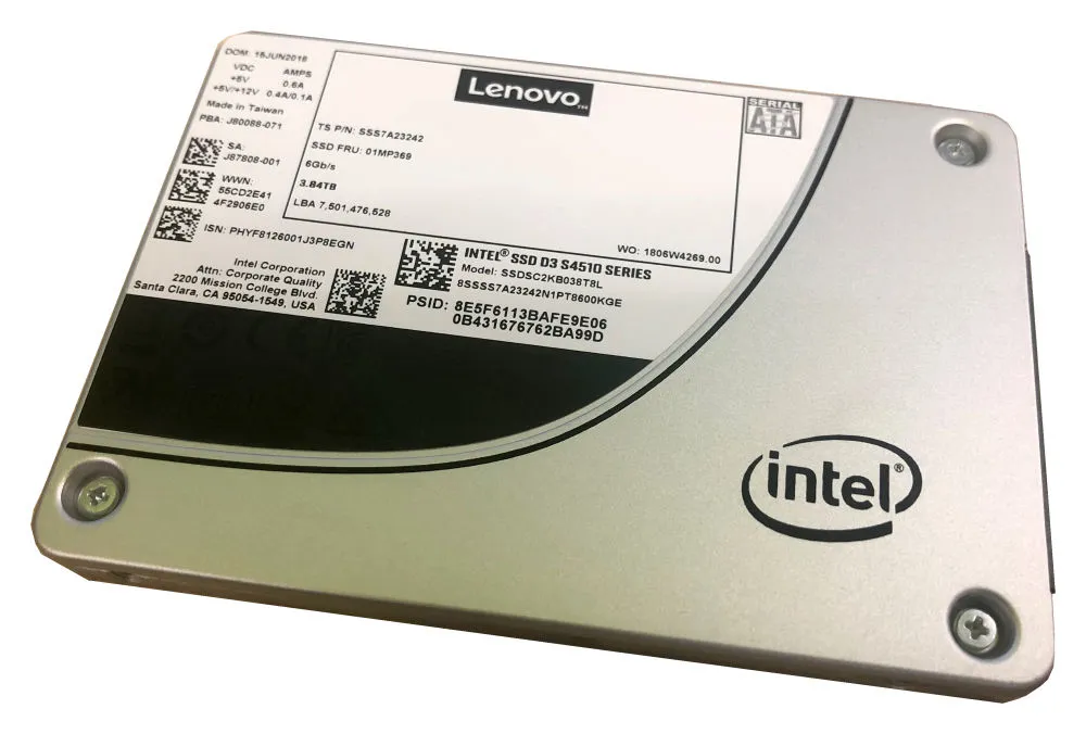Vente LENOVO ThinkSystem 3.5p Intel S4510 960Go Entry SATA Lenovo au meilleur prix - visuel 2
