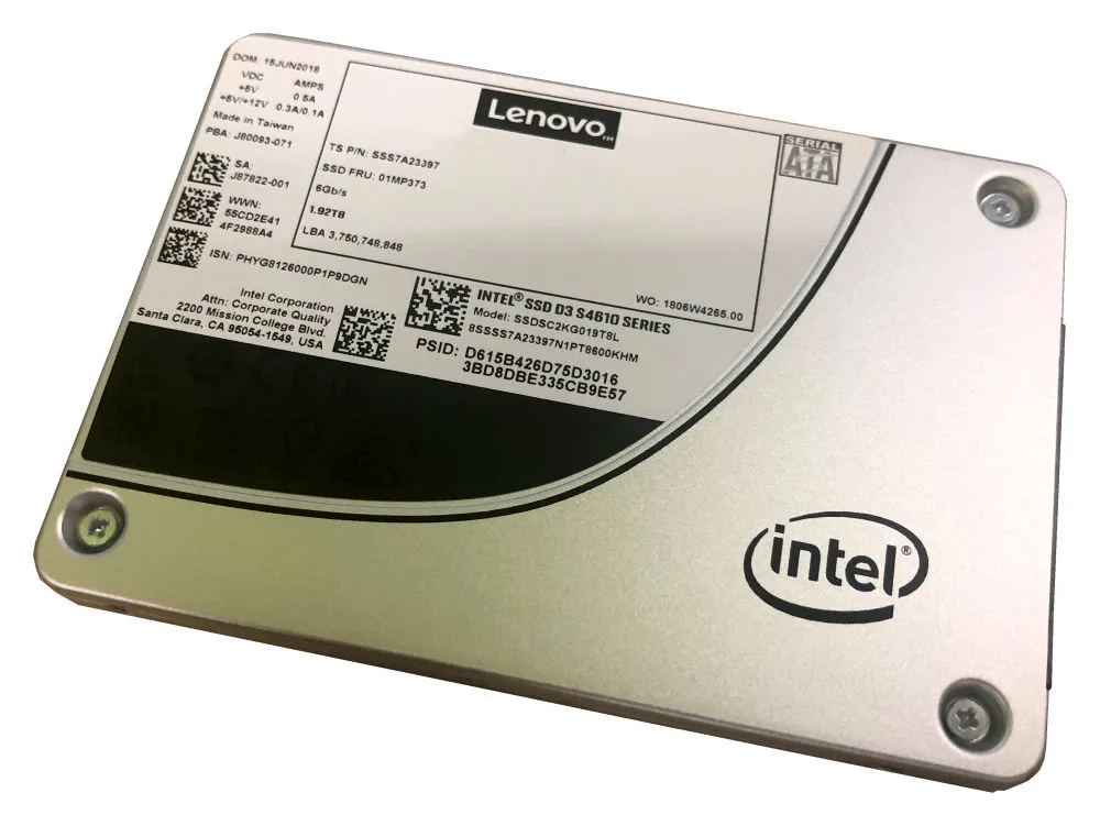 Vente LENOVO ThinkSystem 2.5p Intel S4610 480Go Mainstream Lenovo au meilleur prix - visuel 2