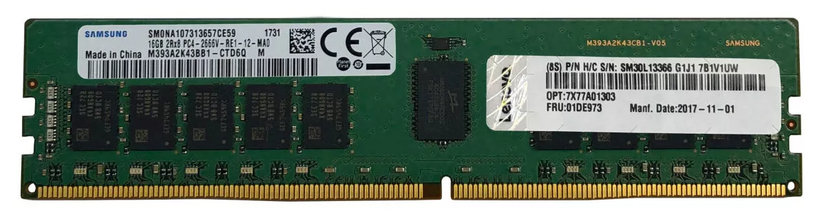 Achat LENOVO ISG ThinkSystem 16Go Tru DDR4 3200MHz 2Rx8 1 au meilleur prix