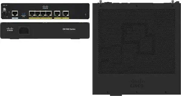 Cisco C921-4P Routeur connecté Gigabit Ethernet Noir - visuel 1