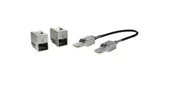 Garantie Cisco C9300L-STACK-KIT= câble InfiniBand et à fibres optiques 0,5 m Noir, Gris