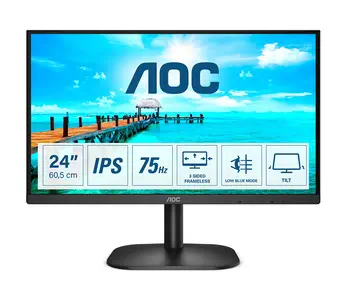 AOC B2 24B2XH/EU LED display 60,5 cm (23.8") 1920 x 1080 pixels Full HD Noir achat