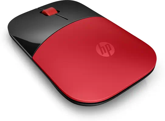 Souris sans fil HP Z3700 rouge HP - visuel 1 - hello RSE - Plug and play