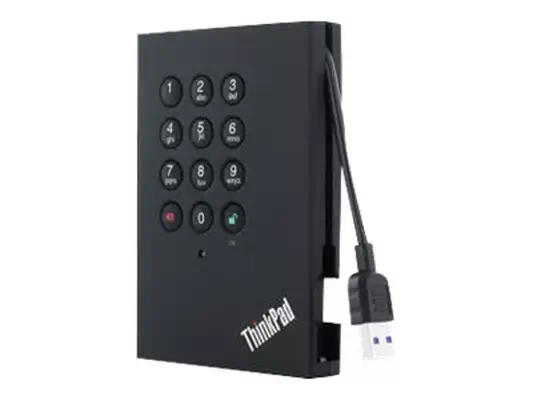 Lenovo 4XB0K83868 disque dur externe 2 To 5400 tr/min 2.5" USB Type-A 3.2 Gen 1 (3.1 Gen 1) Noir - Disque dur SSD - visuel 1