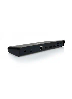 Port Designs 901904-EU station d'accueil USB 3.2 Gen 1 (3.1 Gen 1) Type-C Noir - Station d'accueil pour portable - visuel 1