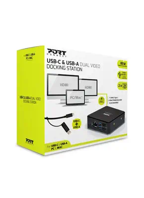 PORT DESIGNS Docking Universal Office 2 X 2K - UK - Port Designs - Station d'accueil pour portable - visuel 4