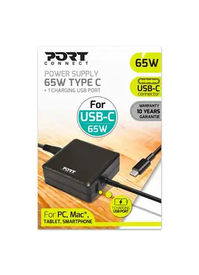 PORT DESIGNS power supply 65W - TYPE C - UK - Port Designs - Chargeur et alimentation - visuel 4