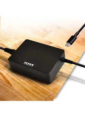 Port Designs 900098-UK adaptateur de puissance & onduleur Intérieure 90 W Noir - Chargeur et alimentation - visuel 3