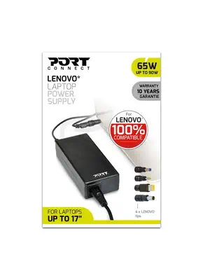 Port Designs 900093-LE adaptateur de puissance & onduleur Intérieure 90 W Noir - Boitier d'alimentation - visuel 2